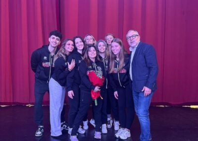 Staff Artistica Grosseto con il vicepresidente UISP Fabio Nocchi