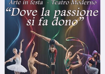Locandina Arte in festa 2026 - Dove la passione si fa dono"